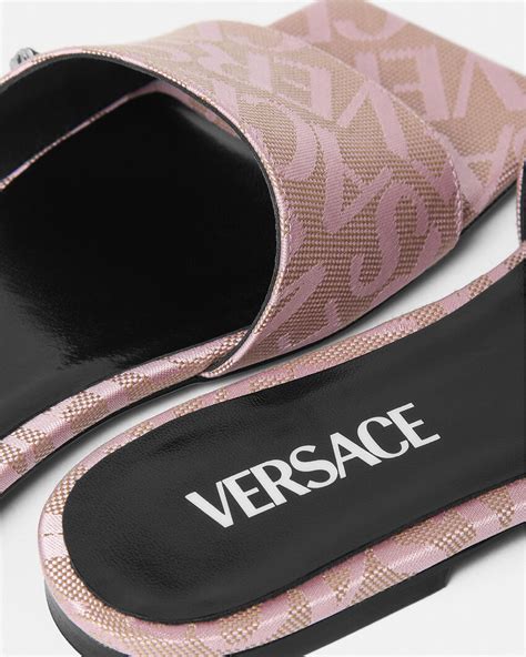 versace flannel sandals.